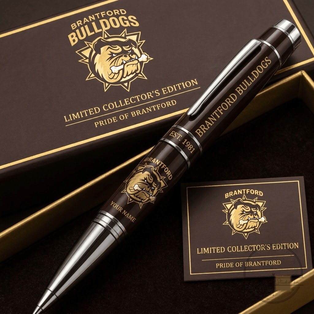 Brantford Bulldogs OHL Limited Collector's Edition Engraved Pen