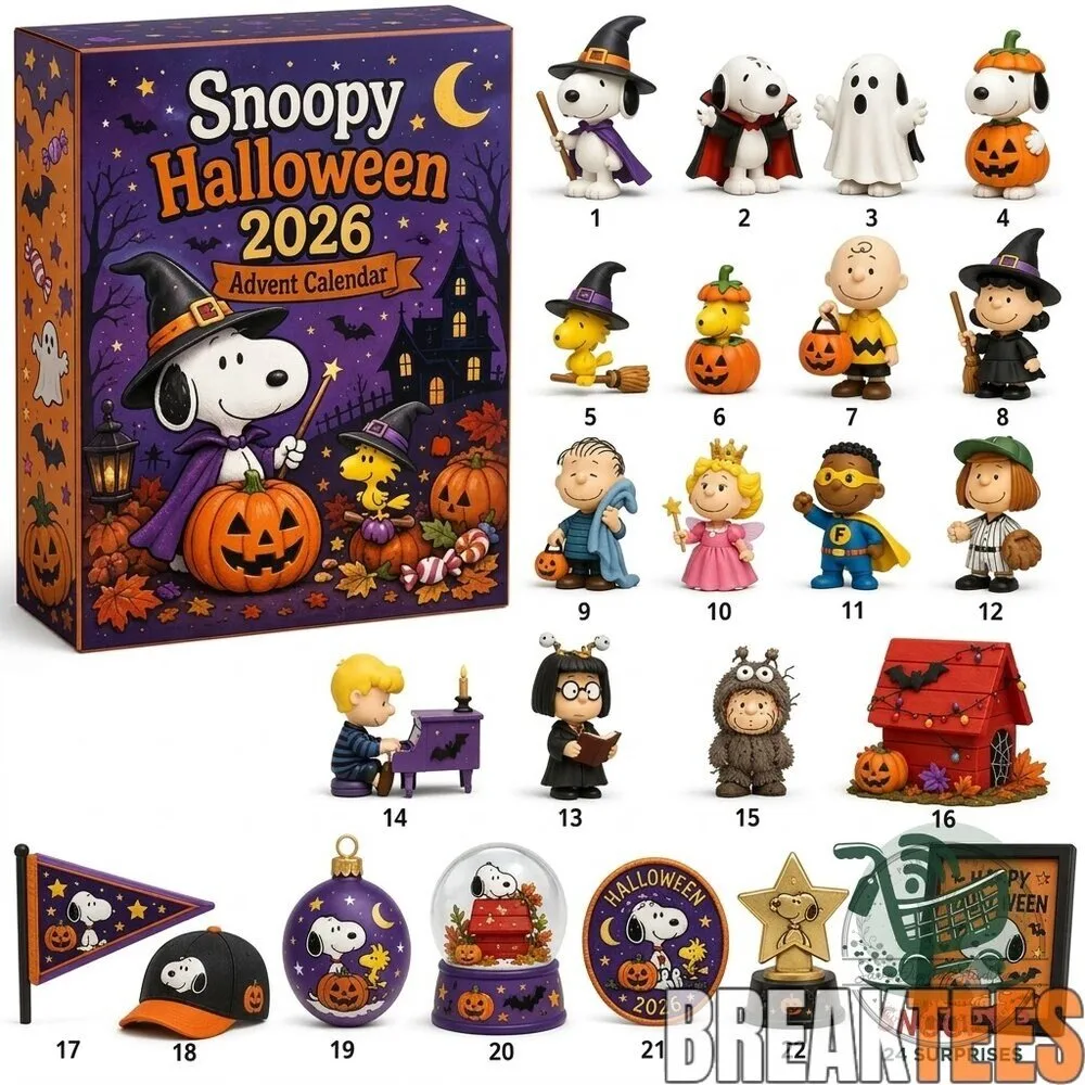 Snoopy Peanuts Halloween 2026 Advent Calendar Collector's Edition