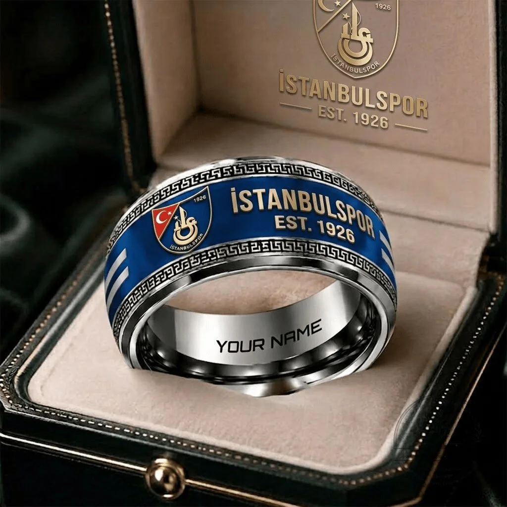 Istanbulspor Turkish Süper Lig Football Club Personalized Ring 1 Istanbulspor Turkish Süper Lig Football Club Personalized Ring