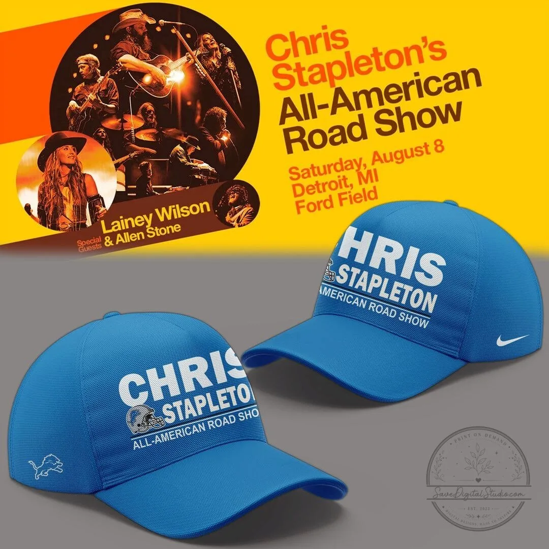 Detroit Lions Ford Field T-Shirt for Chris Stapleton All-American Road Show 3 Detroit Lions Ford Field T-Shirt for Chris Stapleton All-American Road Show