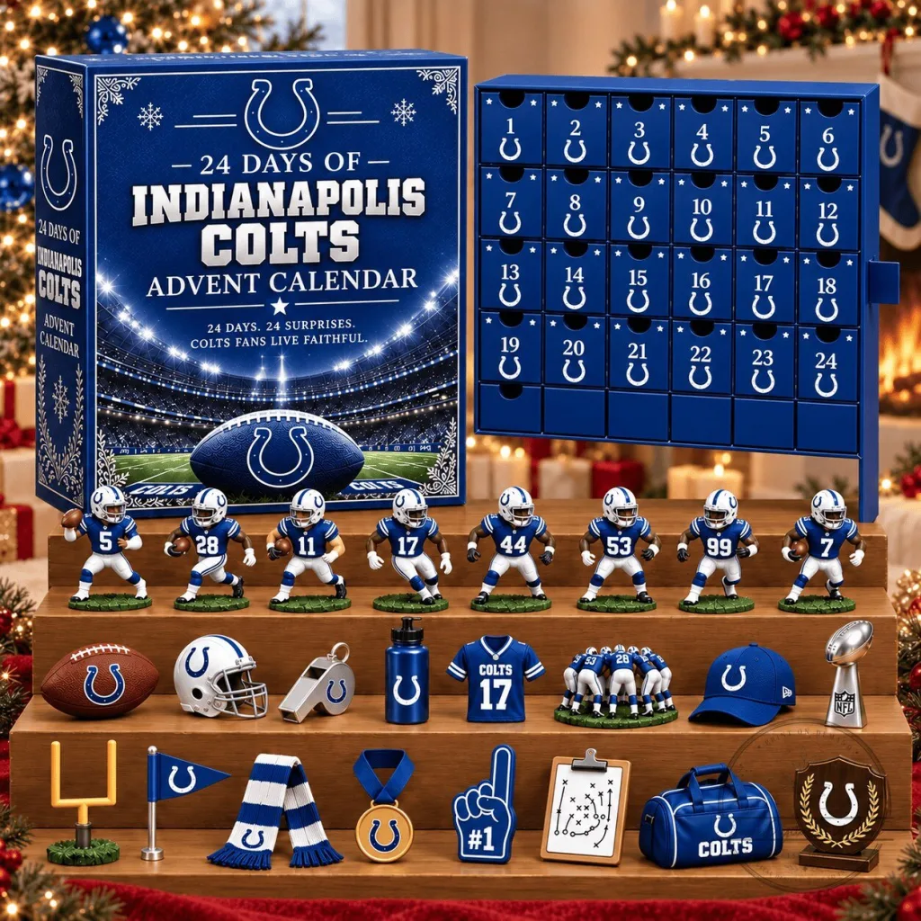 Indianapolis Colts Football Team 24 Day Advent Calendar Christmas Gift Indianapolis Colts Football Team 24 Day Advent Calendar Christmas Gift