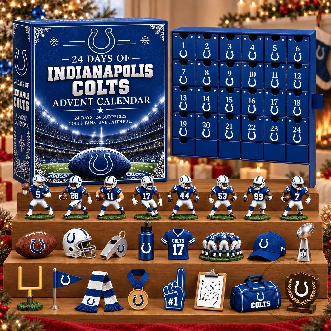 Indianapolis Colts Football Team 24 Day Advent Calendar Christmas Gift 1 Indianapolis Colts Football Team 24 Day Advent Calendar Christmas Gift