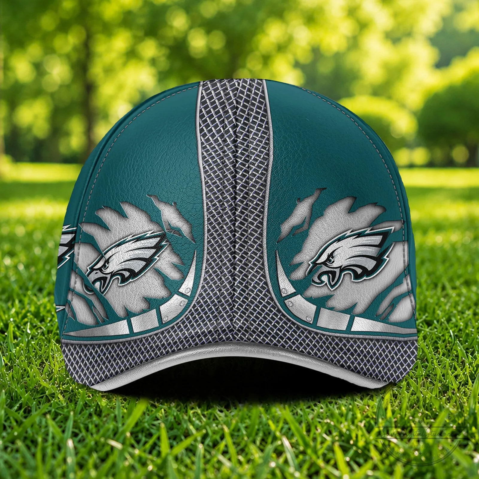 Philadelphia Eagles National Football League Distressed Logo Flat Cap Hat 6 Philadelphia Eagles National Football League Distressed Logo Flat Cap Hat