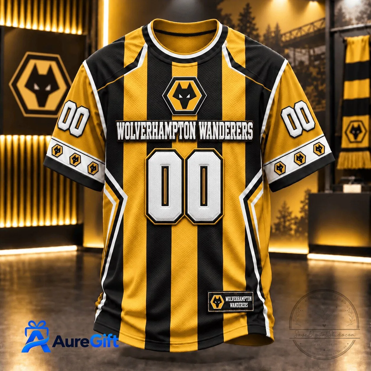 Wolverhampton Wanderers Football Club Premier League Personalized Jersey 1 Wolverhampton Wanderers Football Club Premier League Personalized Jersey