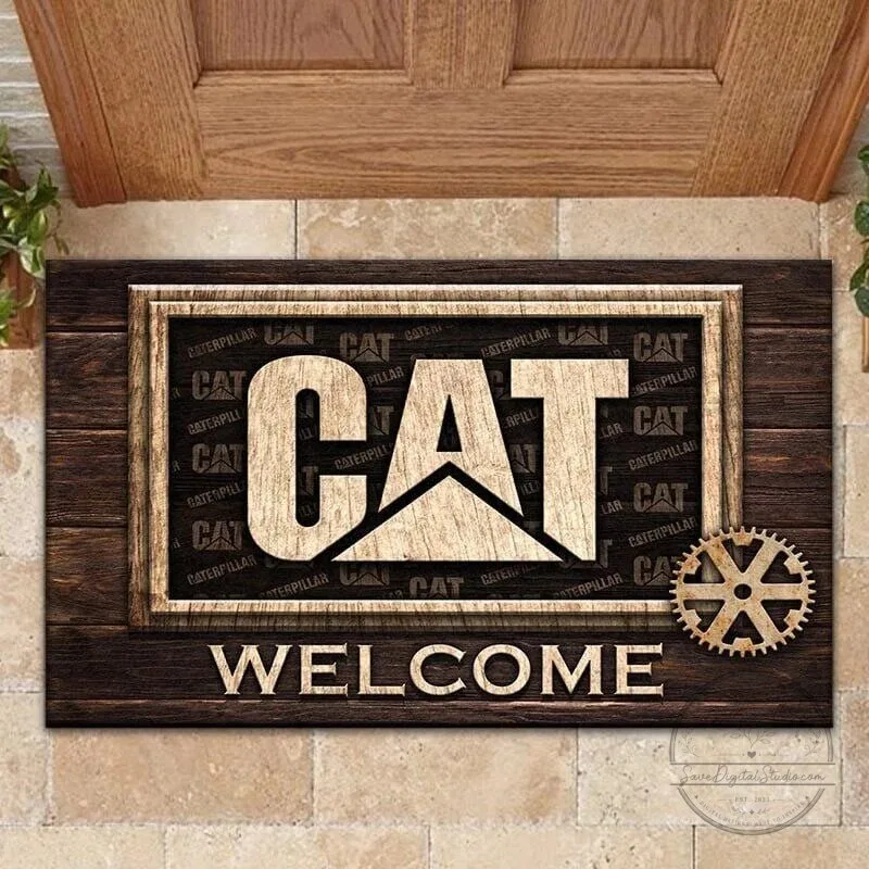 Caterpillar Welcome Doormat for Home or Office Entryway Decor