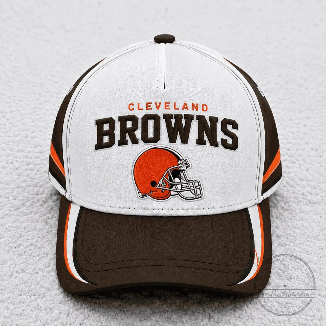 Cleveland Browns Football Team Logo Embroidered Baseball Cap Hat for Fans