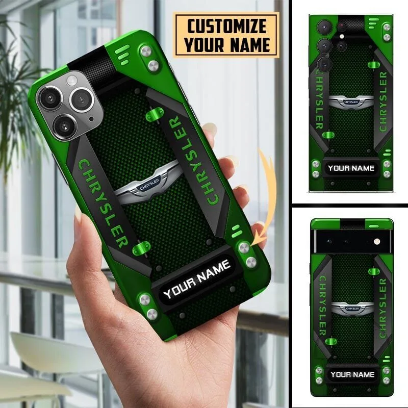 Chrysler Logo Custom Name Blue Carbon Fiber Style Personalized Phone Case 12 Chrysler Logo Custom Name Blue Carbon Fiber Style Personalized Phone Case