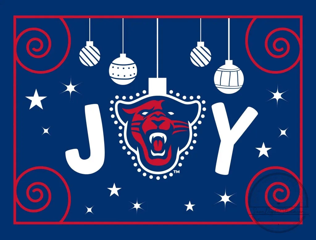 Midway District Panthers Joy Christmas Holiday Yard Sign Decoration Midway District Panthers Joy Christmas Holiday Yard Sign Decoration