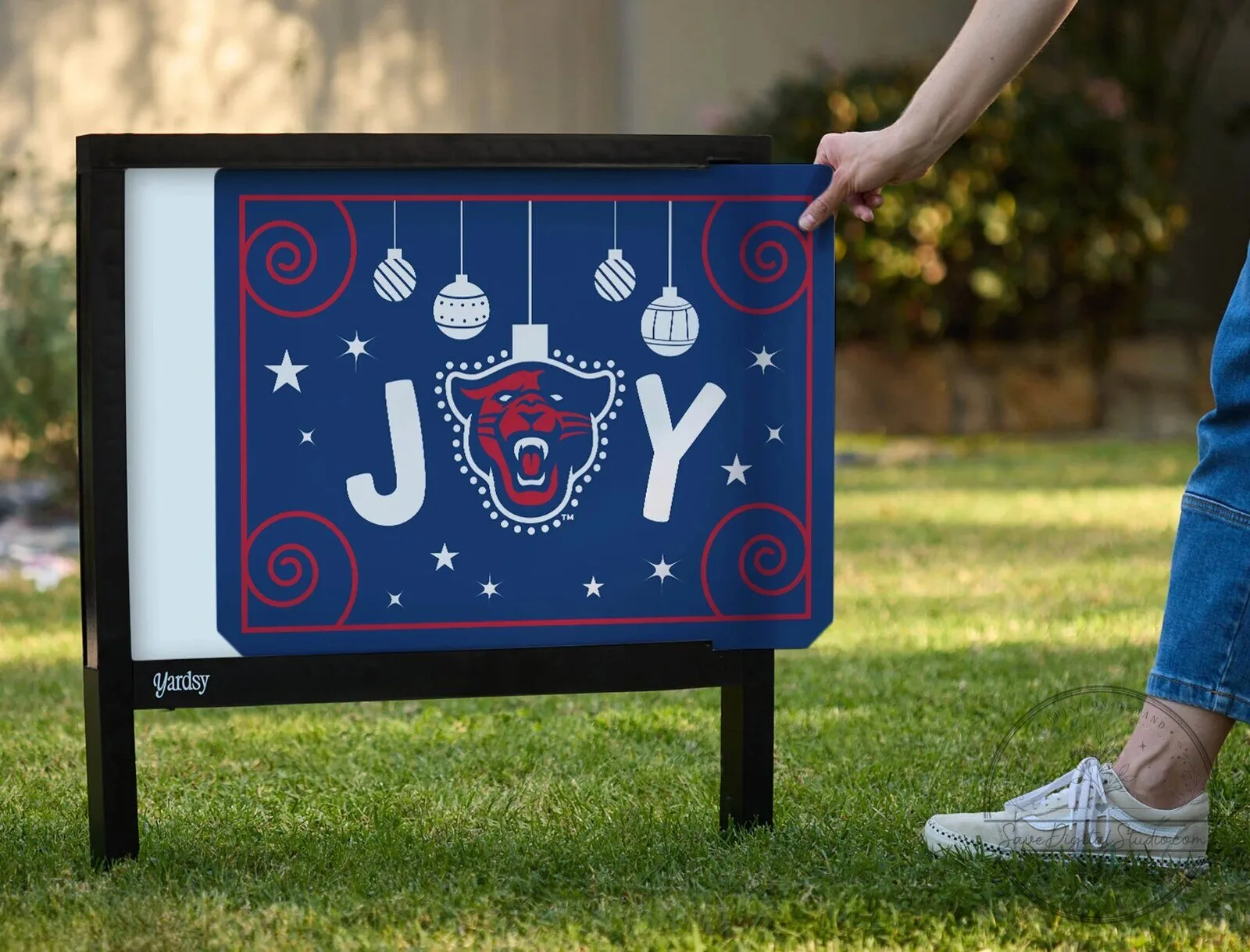 Midway District Panthers Joy Christmas Holiday Yard Sign Decoration 7 Midway District Panthers Joy Christmas Holiday Yard Sign Decoration