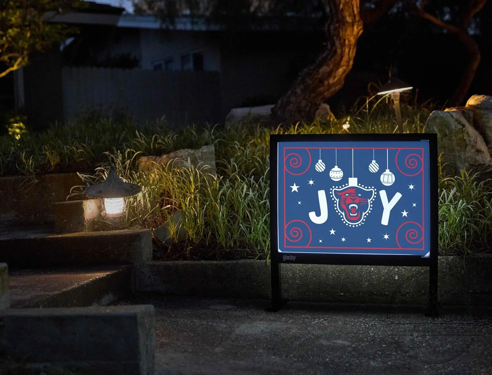Midway District Panthers Joy Christmas Holiday Yard Sign Decoration 8 Midway District Panthers Joy Christmas Holiday Yard Sign Decoration