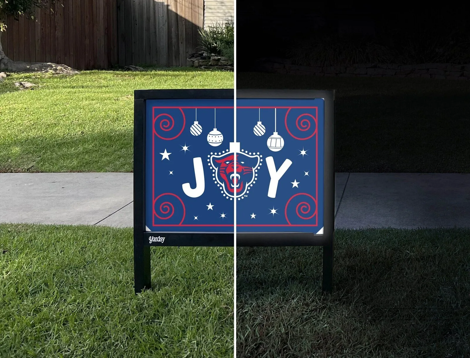 Midway District Panthers Joy Christmas Holiday Yard Sign Decoration 9 Midway District Panthers Joy Christmas Holiday Yard Sign Decoration