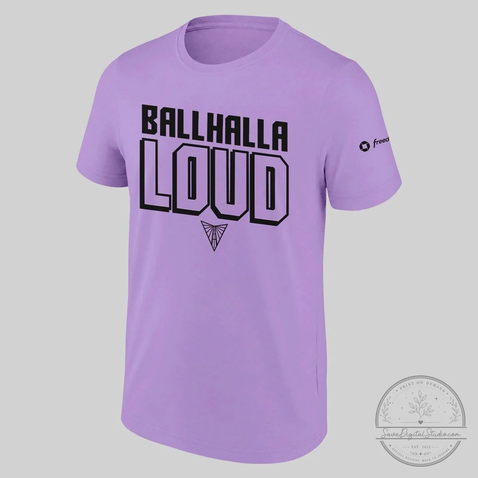 Basketball Fan T-Shirt featuring Golden State Valkyries - Ballhalla Loud Design 6 Basketball Fan T-Shirt featuring Golden State Valkyries - Ballhalla Loud Design