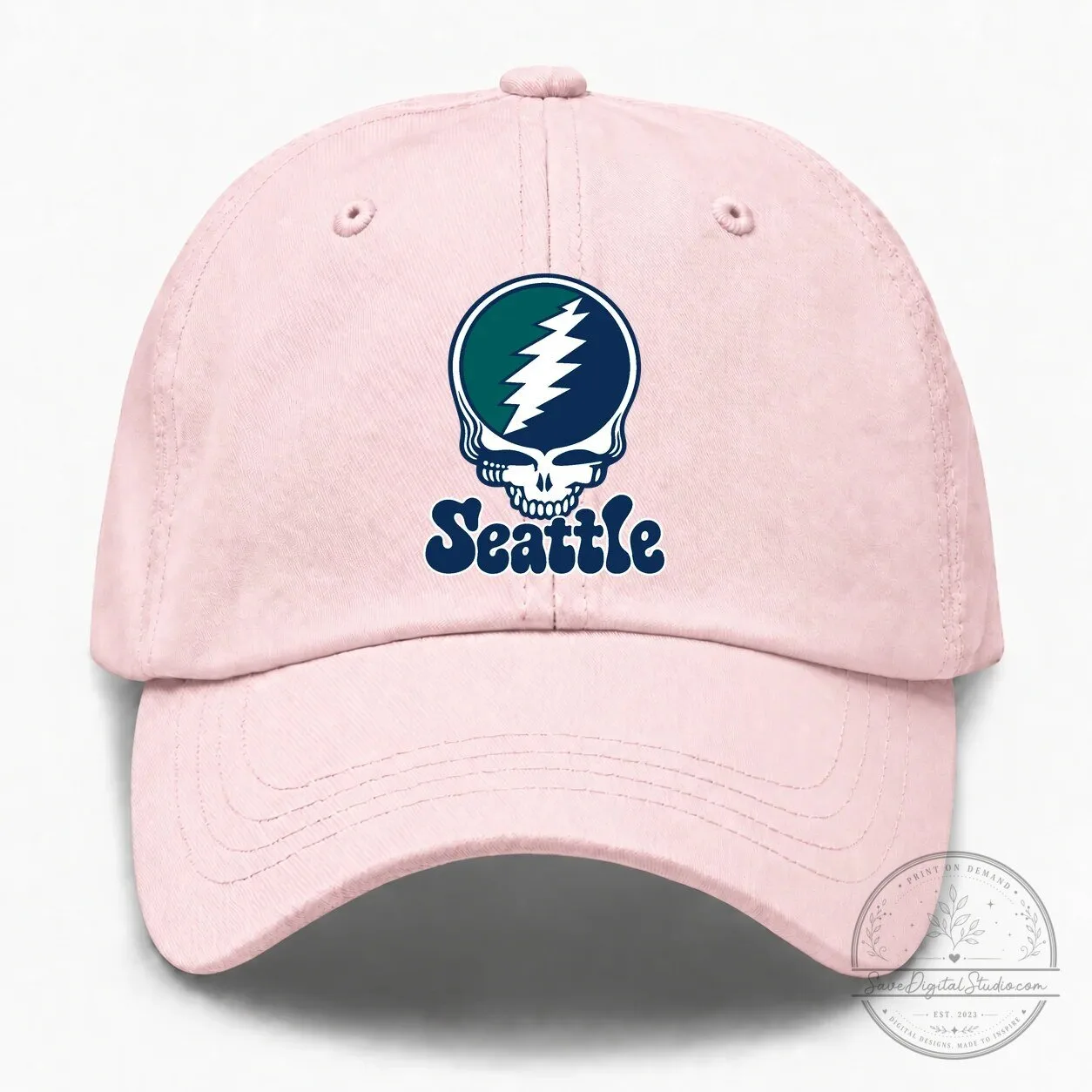 Seattle Grateful Dead Steal Your Face Baseball Cap Hat 6 Seattle Grateful Dead Steal Your Face Baseball Cap Hat
