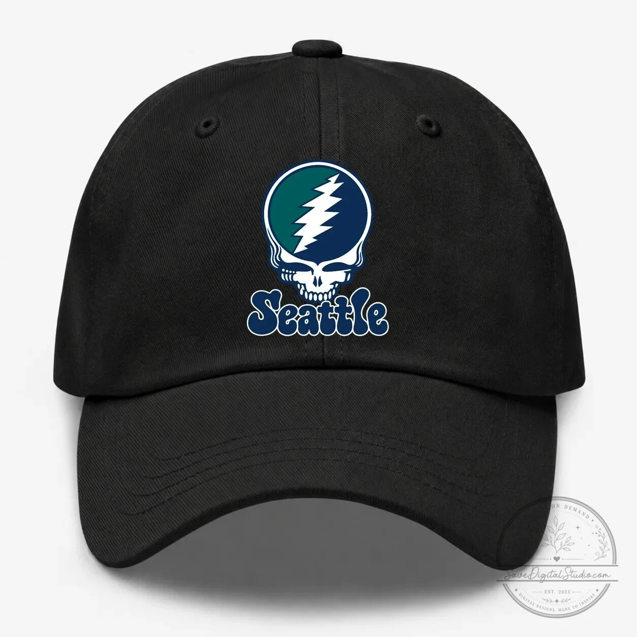 Seattle Grateful Dead Steal Your Face Baseball Cap Hat 8 Seattle Grateful Dead Steal Your Face Baseball Cap Hat