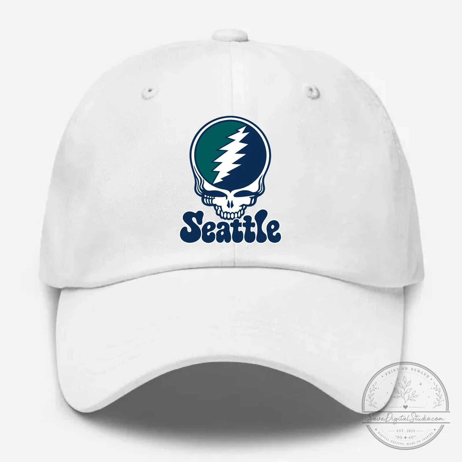 Seattle Grateful Dead Steal Your Face Baseball Cap Hat 9 Seattle Grateful Dead Steal Your Face Baseball Cap Hat